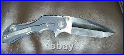 Mikkel Willumsen Tyran Folding Knife Titanium Framelock Custom Flipper Beast