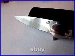 Mint Pre Owned Custom A Gent's Flipper Folder Knife by J. D. Van Deventer