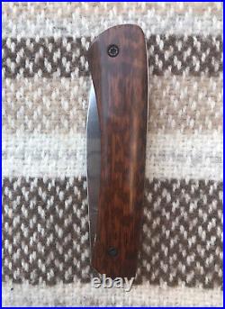 Mint Robert Bob Kramer Limited Custom Mini Folder Picnic Pocket Knife Snakewood