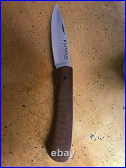 Mint Robert Bob Kramer Limited Custom Mini Folder Picnic Pocket Knife Snakewood