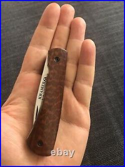 Mint Robert Bob Kramer Limited Custom Mini Folder Picnic Pocket Knife Snakewood