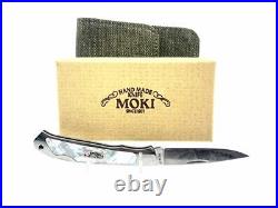 Moki MK-610AB Serapis Mother of Pearl Insert Lock-Back Folding Knife withBox