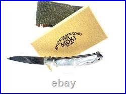 Moki MK-610AB Serapis Mother of Pearl Insert Lock-Back Folding Knife withBox