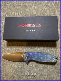 Monikala Custom Anodized Titanium Folding Knife