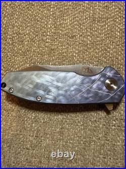 Monikala Custom Anodized Titanium Folding Knife