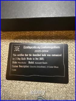 Monikala Custom Titanium Folding Knife