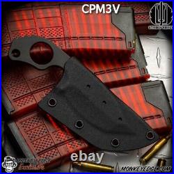 Monkey Edge Strider Knives SLCC DUB Black CPM-3V