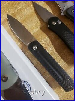 Monterey Bay Knives MBK EZC 1.5 Laconico Carbon Fiber M390 Flipper Folding Knife