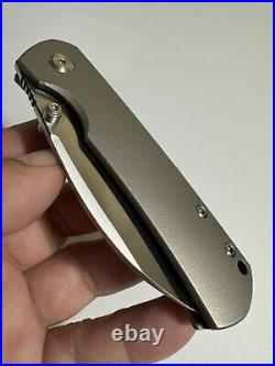 Monterey Bay Knives Mini Old Guard Titanium Wharncliffe ZDP189 Satin Blade MBK