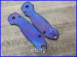 NEBULA Flamed Titanium Scales for Spyderco Para 3