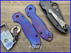 NEBULA Flamed Titanium Scales for Spyderco Para 3