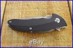 NEW Brous Blades Limited Edition G10 CALIBER Flipper Knife SATIN D2 CHOICE S/N
