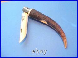 NEW CUSTOM FRENCH OPINEL No 8 STAINLESS BLADE POCKET KNIFE ANTLER STAG HANDLE