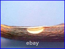 NEW CUSTOM FRENCH OPINEL No 8 STAINLESS BLADE POCKET KNIFE ANTLER STAG HANDLE