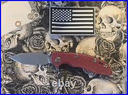 NEW Hinderer XM-18 3.0? Harpoon Tanto Red G10, Battle Blue Ti, S45VN