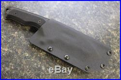 NEW Medford Emperor Fixed Blade Knife G10 Scales Black PVD D2 Blade MK50DP-08KB