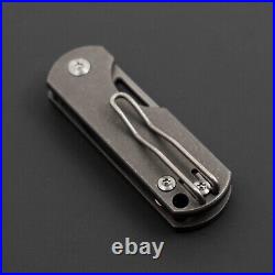 NEW! Monterey Bay Knives Watch Pocket Knife (WPK), S90V Blade, Ti Handles, MBK