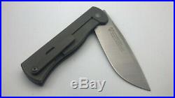 NEW Mosquito Tactical PUPPY PIGGY Integral Edition Ti M390 Satin Camping Knife