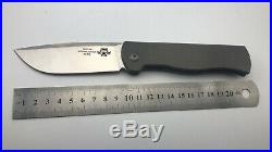 NEW Mosquito Tactical PUPPY PIGGY Integral Edition Ti M390 Satin Camping Knife