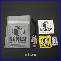 NEW! NGMCo. Return to Home BNo1/Circles Fob, Ti EDC Prybar, Nice Guy Machine Co