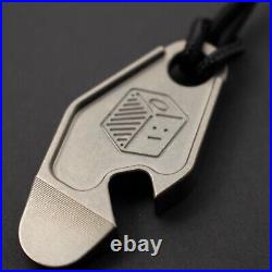 NEW! NGMCo. Return to Home BNo1/Circles Fob, Ti EDC Prybar, Nice Guy Machine Co