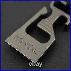 NEW! Nice Guy Machine Co Minion Titanium Prybar / Key Clip NGMCo, USA Made