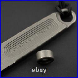 NEW! Nice Guy Machine Co. My First Pry palabra a tu madre Ti Prybar & Ti Bead
