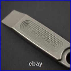 NEW! Nice Guy Machine Co. My First Pry palabra a tu madre Ti Prybar & Ti Bead