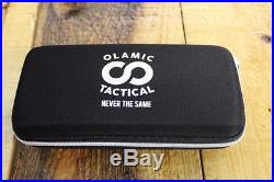 NEW Olamic Wayfarer Compact CTS-XHP Titanium Handle Scales & Purple Pocket Clip