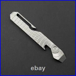 NEW! Oz Machine Co. Titanium Pry, Radial Frag/Golf Putter Milling, Stonewashed