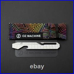 NEW! Oz Machine Co. Titanium Pry, Radial Frag/Golf Putter Milling, Stonewashed