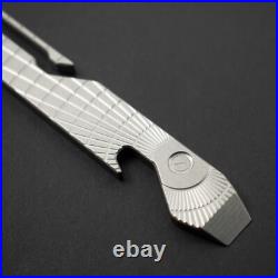 NEW! Oz Machine Co. Titanium Pry, Radial Frag/Golf Putter Milling, Stonewashed