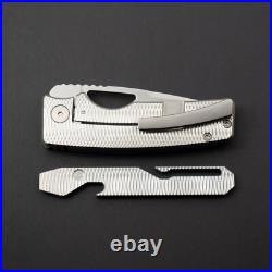 NEW! Oz Machine Co. Titanium Pry, Radial Frag/Golf Putter Milling, Stonewashed