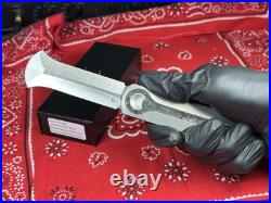 NEW RARE Crescent Edges Spade Knife Apple Remote Titanium Carbon Fiber
