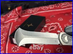 NEW RARE Crescent Edges Spade Knife Apple Remote Titanium Carbon Fiber