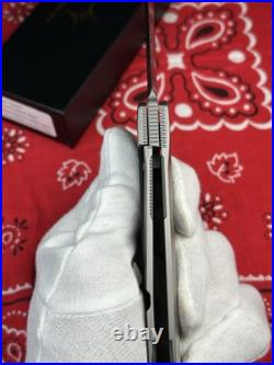 NEW RARE Crescent Edges Spade Knife Apple Remote Titanium Carbon Fiber