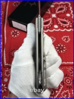 NEW RARE Crescent Edges Spade Knife Apple Remote Titanium Carbon Fiber