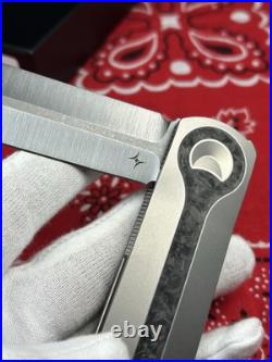 NEW RARE Crescent Edges Spade Knife Apple Remote Titanium Carbon Fiber