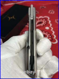 NEW RARE Crescent Edges Spade Knife Apple Remote Titanium Carbon Fiber
