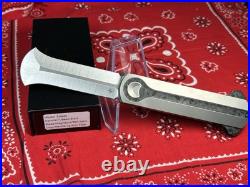 NEW RARE Crescent Edges Spade Knife Apple Remote Titanium Carbon Fiber
