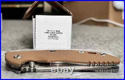 NEW! Rick Hinderer XM-18 3.5 Non-Flipper Spanto -with extra Micarta scale