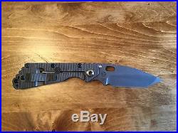 NEW Strider Knives SMF Tanto Flamed/Black Oxide Monkey Edge Exclusive CTS 204P