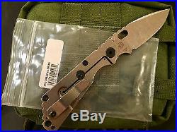 NEW Strider SnG CC Frame Lock Knife OD Green G-10 CTS-40CP Stonewashed knives