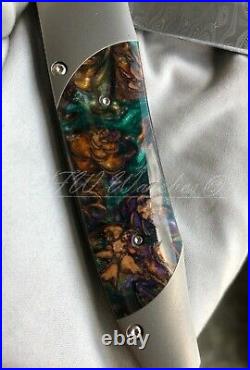 NEW William Henry B30 GENTAC MARDI GRAS Knife Ltd 250 Damascus Orig $950