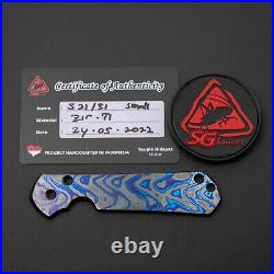 NEW! ZircuTi Scale for Chris Reeve Knives Small Sebenza 31 by SG Knives, Zirc/Ti