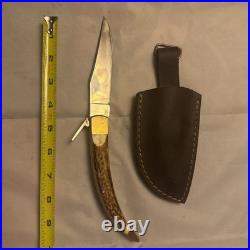 Navaga Folding Knife Indiana INOX with Stag Scales and A 4in Engraved Blade Navaga Folding Knife Indiana INOX with Stag Scales and A 4in Engraved Blade