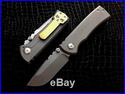 New 2016 Ramon Chaves 228 Redencion Stonewashed with Bronze Titanium Skull Clip