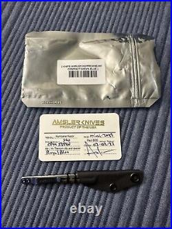 New Amsler Knives Hurricane Razor 2049 Mini Compact S35VN Blue RARE EDC