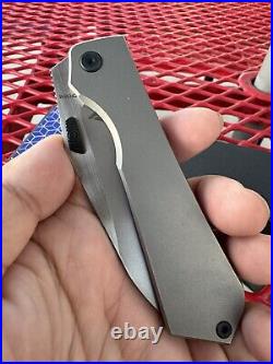 New Arcform Theory Titanium M390 Knife Folder Stonewashed Satin Blade