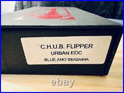 New Chaves C. H. U. B Flipper WKRMN Seigaiha (Exclusive). Rare EDC